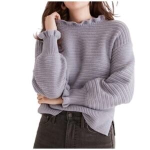 Madewell Lavender Crew Neck Sweater